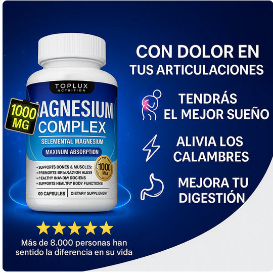 MAGNESIO COMPLEX 8 en 1 últimas unidades